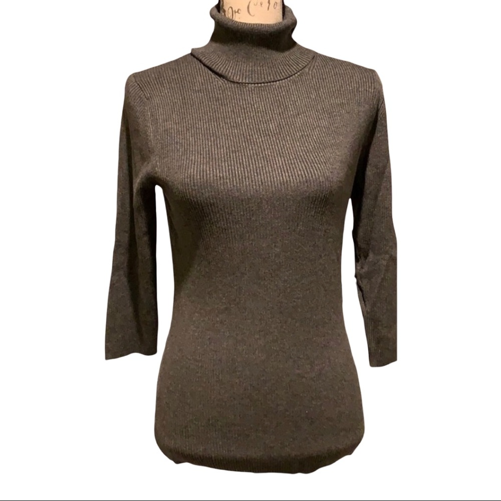 Highline Collective Gray Turtleneck Sweater  size S/P